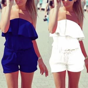 Skirted top romper